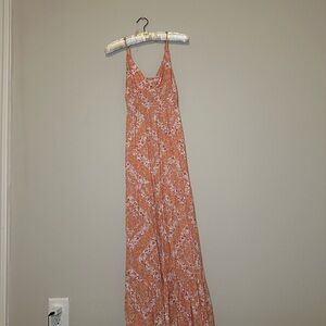 SO Women's Orange Maxi Dress